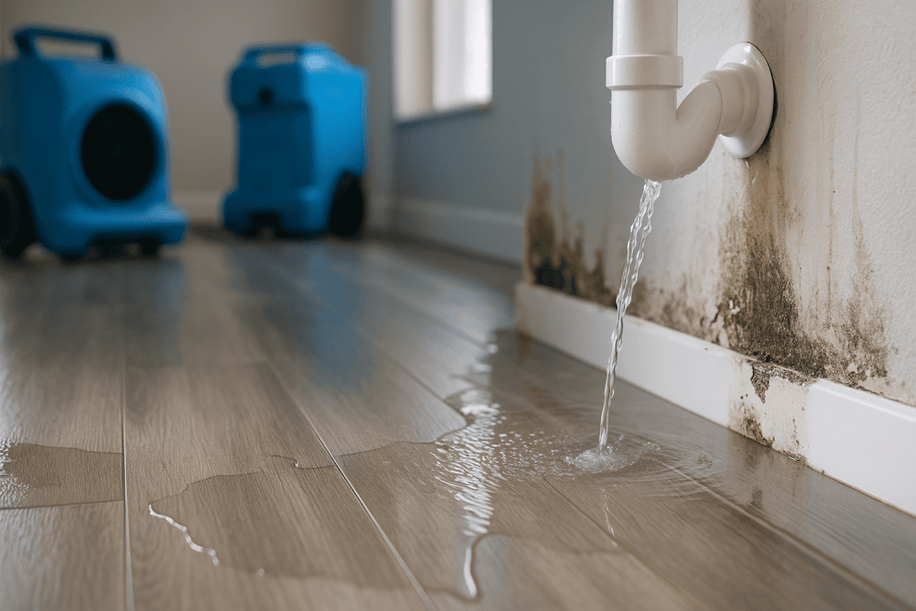 Burst Water Pipe